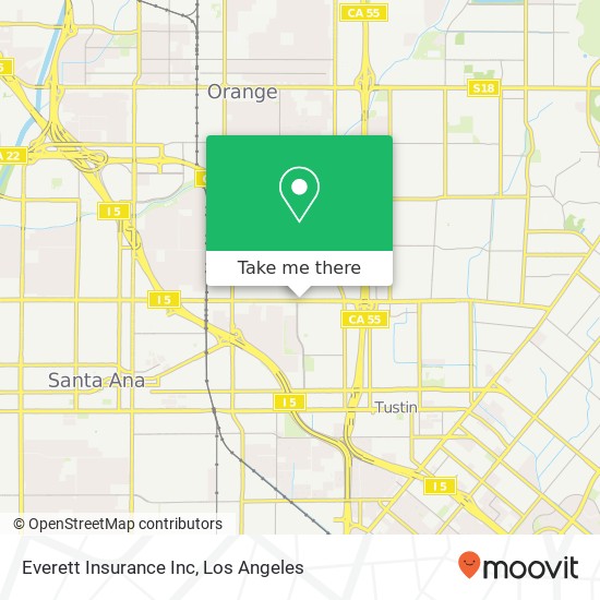Everett Insurance Inc map