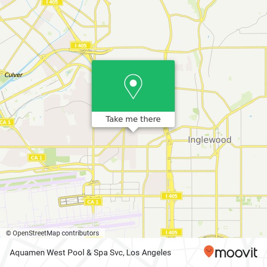 Aquamen West Pool & Spa Svc map