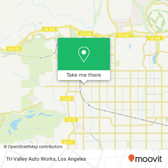 Tri-Valley Auto Works map