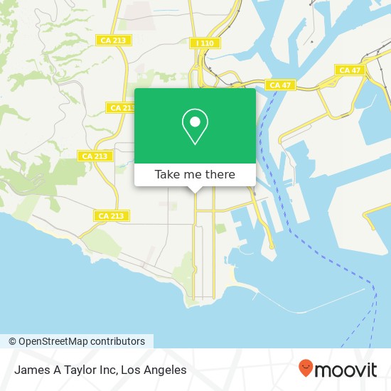 James A Taylor Inc map