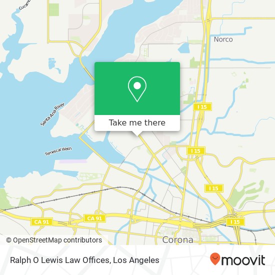 Mapa de Ralph O Lewis Law Offices