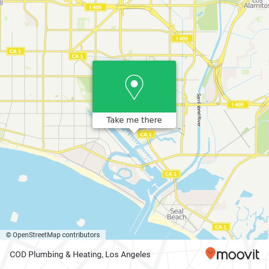 Mapa de COD Plumbing & Heating