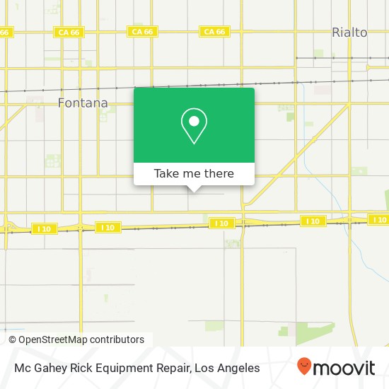 Mapa de Mc Gahey Rick Equipment Repair