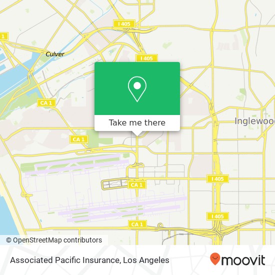 Associated Pacific Insurance map