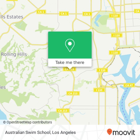 Australian Swim School map