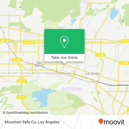 Mountain Safe Co map