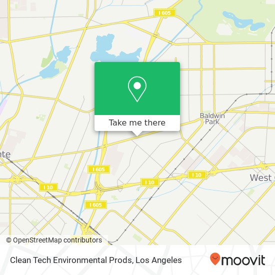 Clean Tech Environmental Prods map