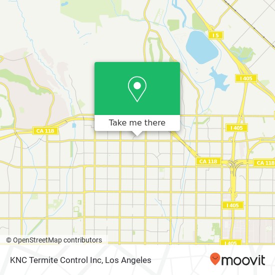 Mapa de KNC Termite Control Inc