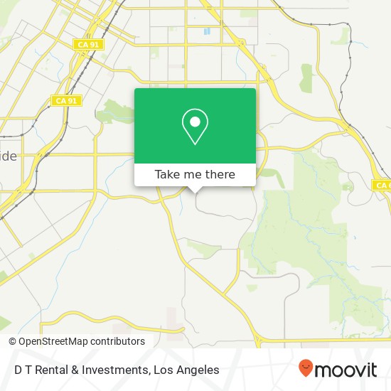 D T Rental & Investments map