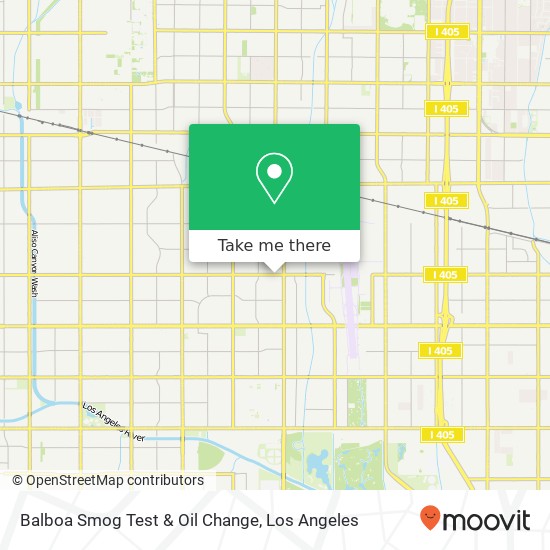 Balboa Smog Test & Oil Change map