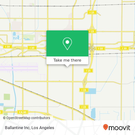 Ballantine Inc map