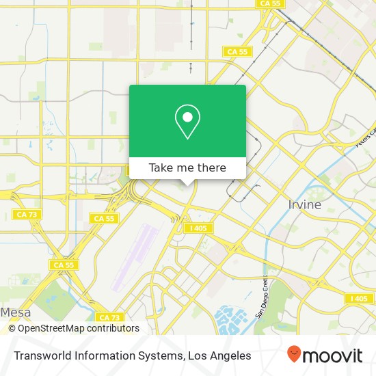 Mapa de Transworld Information Systems