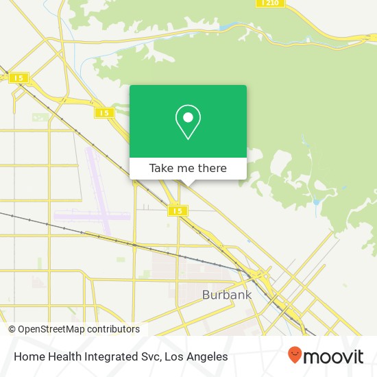 Home Health Integrated Svc map