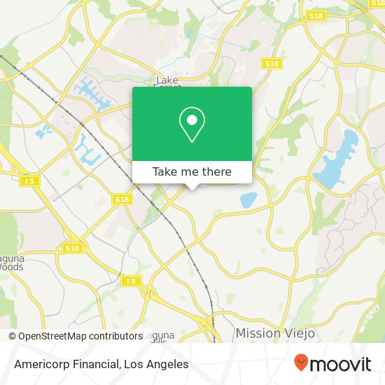 Americorp Financial map