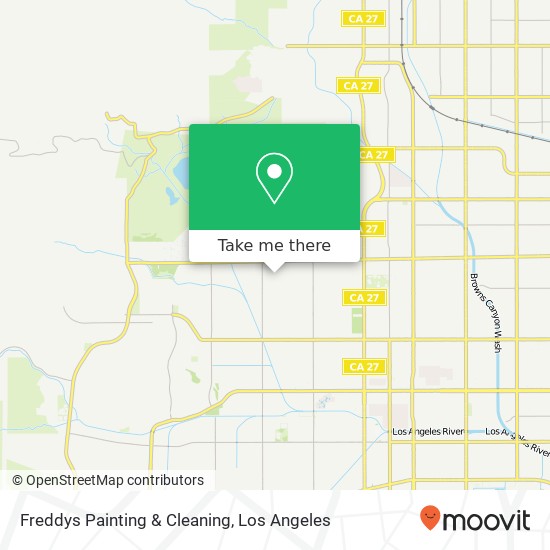 Freddys Painting & Cleaning map