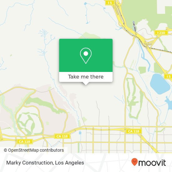 Marky Construction map