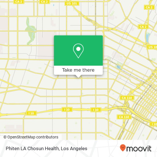 Phiten LA Chosun Health map