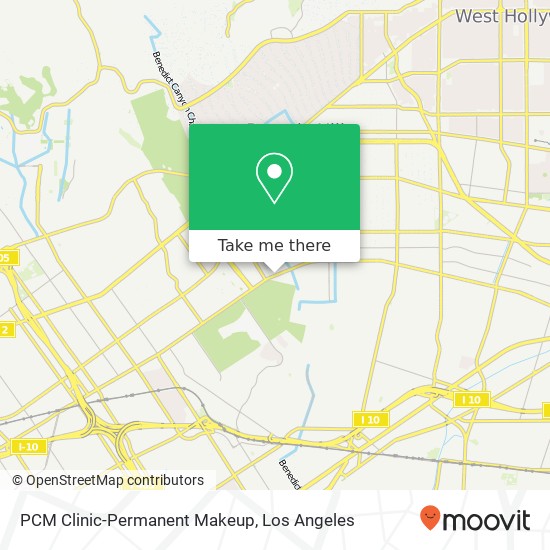 PCM Clinic-Permanent Makeup map