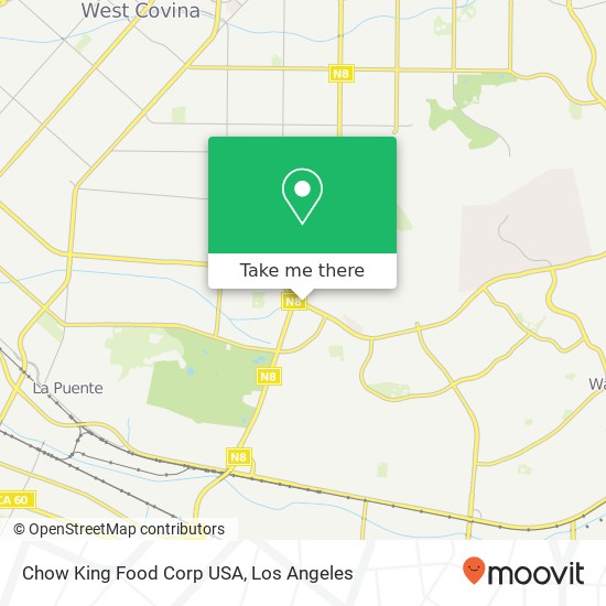 Chow King Food Corp USA map
