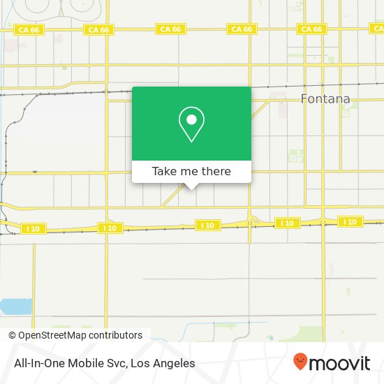 All-In-One Mobile Svc map