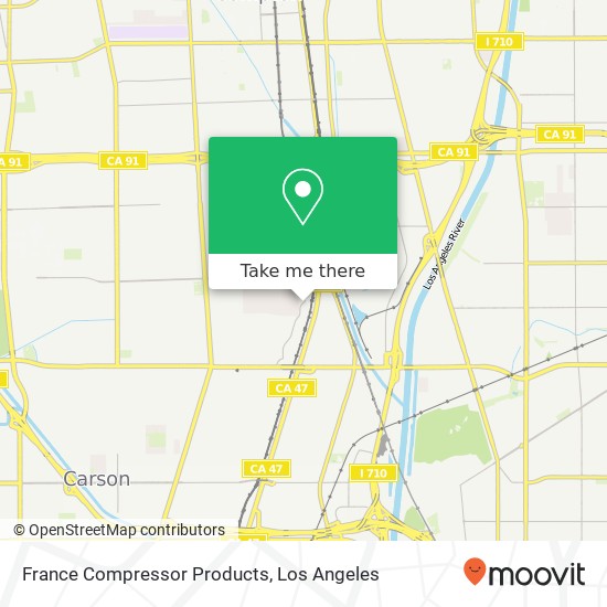 Mapa de France Compressor Products