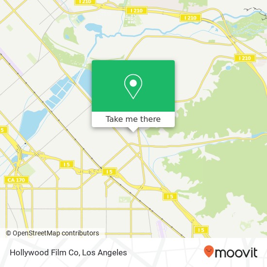 Mapa de Hollywood Film Co