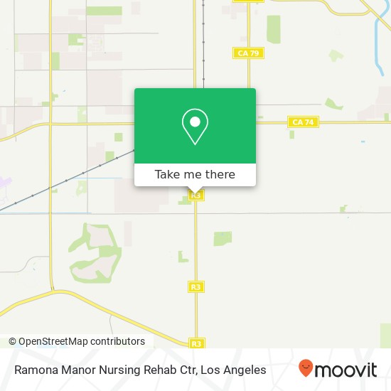 Ramona Manor Nursing Rehab Ctr map