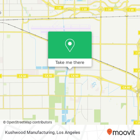 Mapa de Kushwood Manufacturing