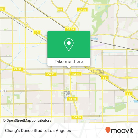 Chang's Dance Studio map