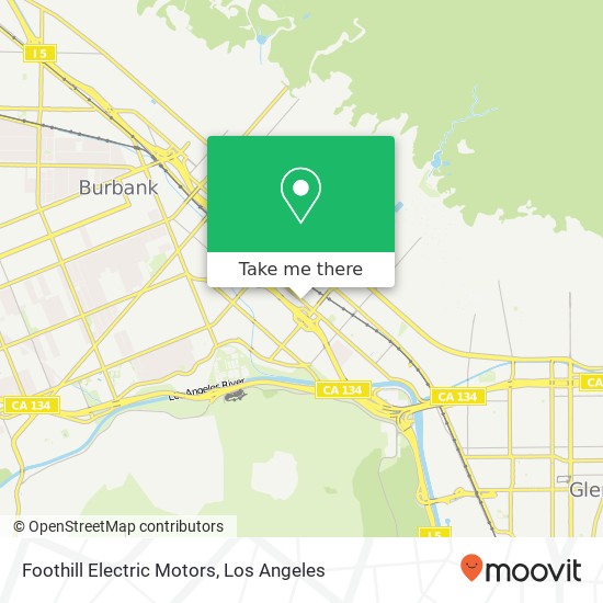 Foothill Electric Motors map