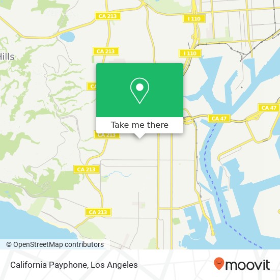Mapa de California Payphone