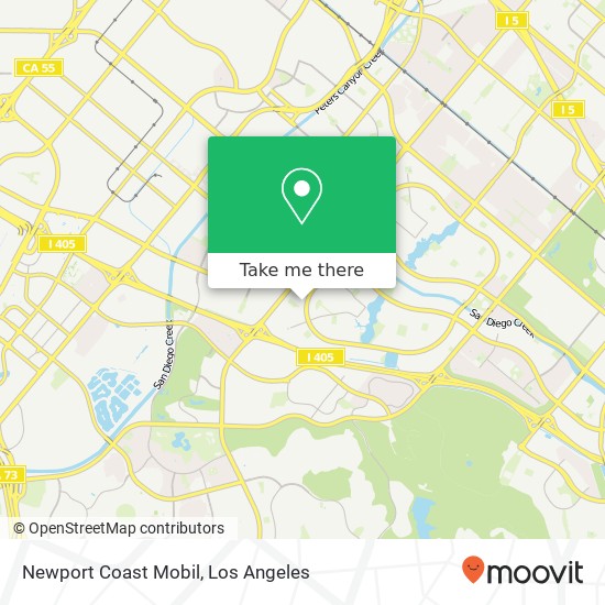 Newport Coast Mobil map