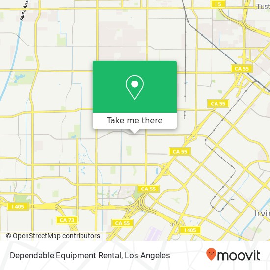 Dependable Equipment Rental map