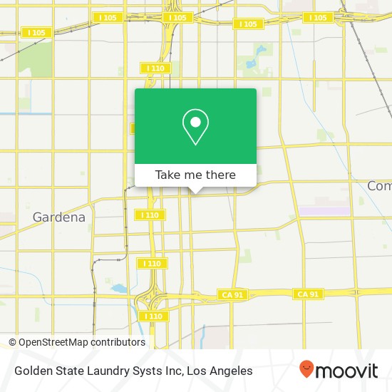 Mapa de Golden State Laundry Systs Inc