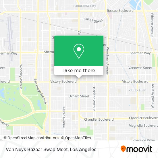 Mapa de Van Nuys Bazaar Swap Meet