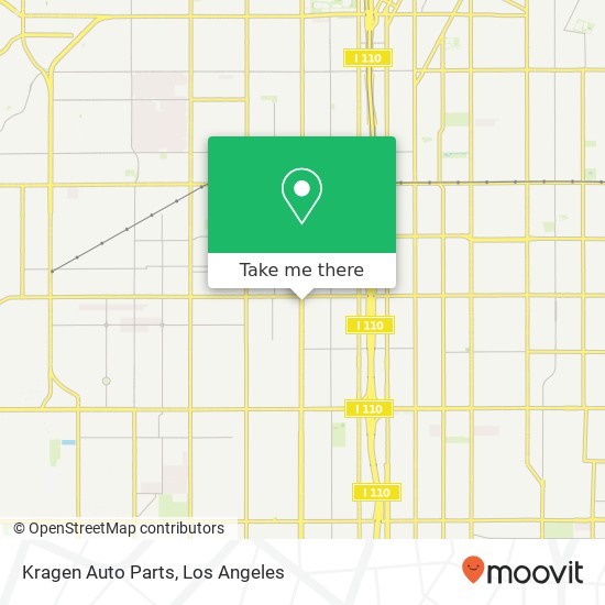 Mapa de Kragen Auto Parts