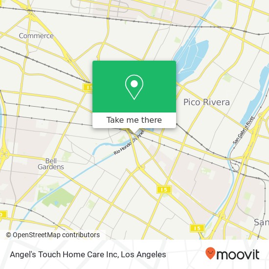 Angel's Touch Home Care Inc map