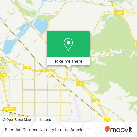 Mapa de Sheridan Gardens Nursery Inc