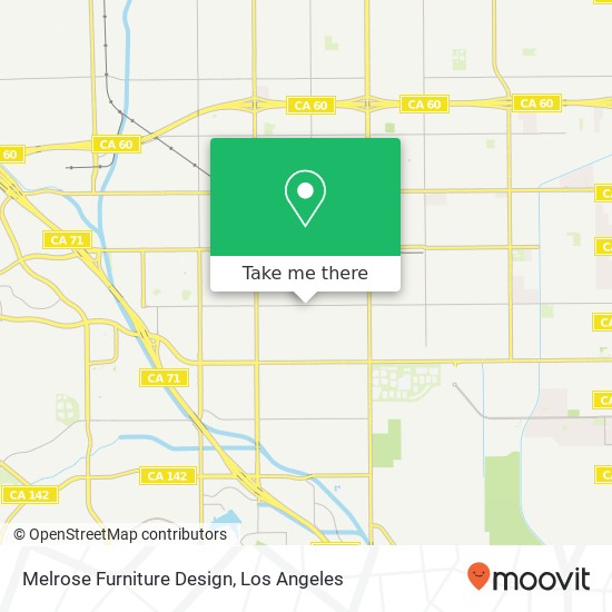 Mapa de Melrose Furniture Design