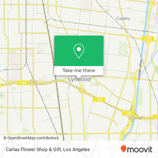 Carlas Flower Shop & Gift map