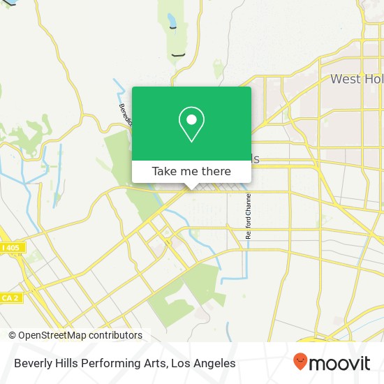 Mapa de Beverly Hills Performing Arts