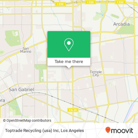 Toptrade Recycling (usa) Inc map