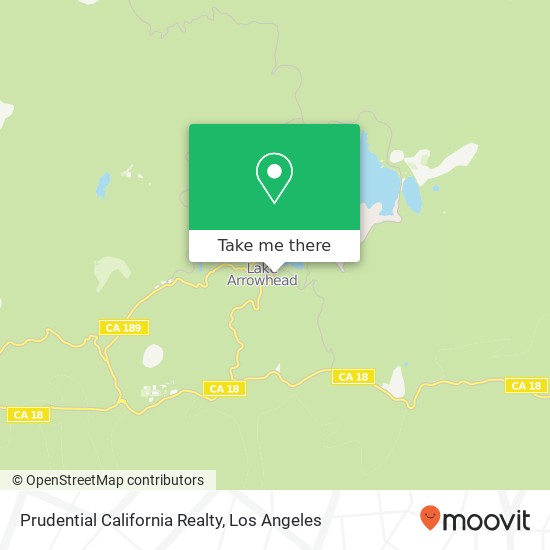 Prudential California Realty map