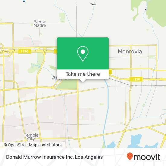 Mapa de Donald Murrow Insurance Inc