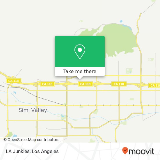 LA Junkies map
