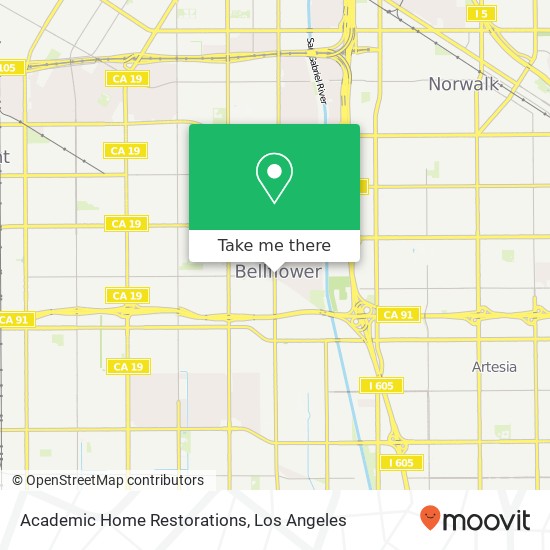 Academic Home Restorations map