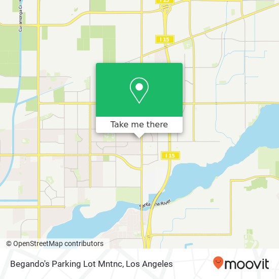Begando's Parking Lot Mntnc map
