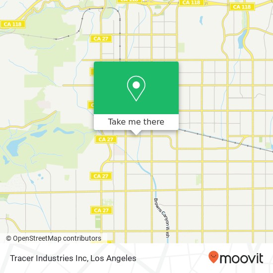 Tracer Industries Inc map