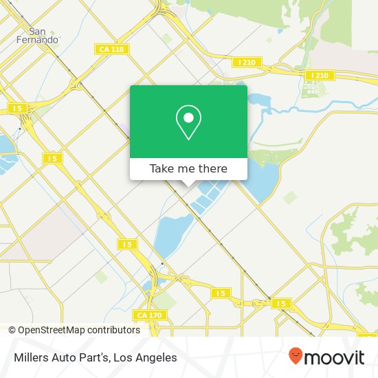 Millers Auto Part's map