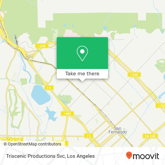 Triscenic Productions Svc map